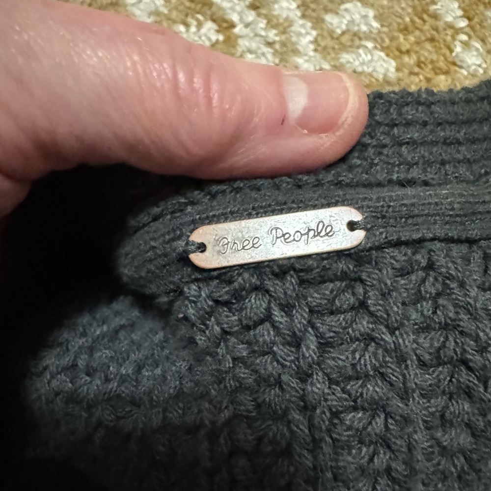 Free People Nightingale Cardigan Chunky Knit. - Picture 2 of 6